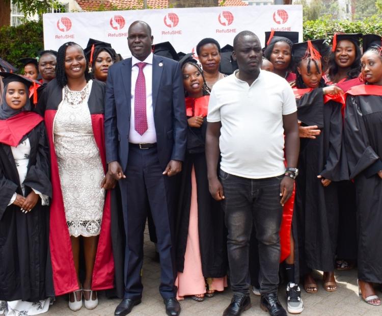 Dr. Kiptoo graces RefuSHE’s annual graduation ceremony 